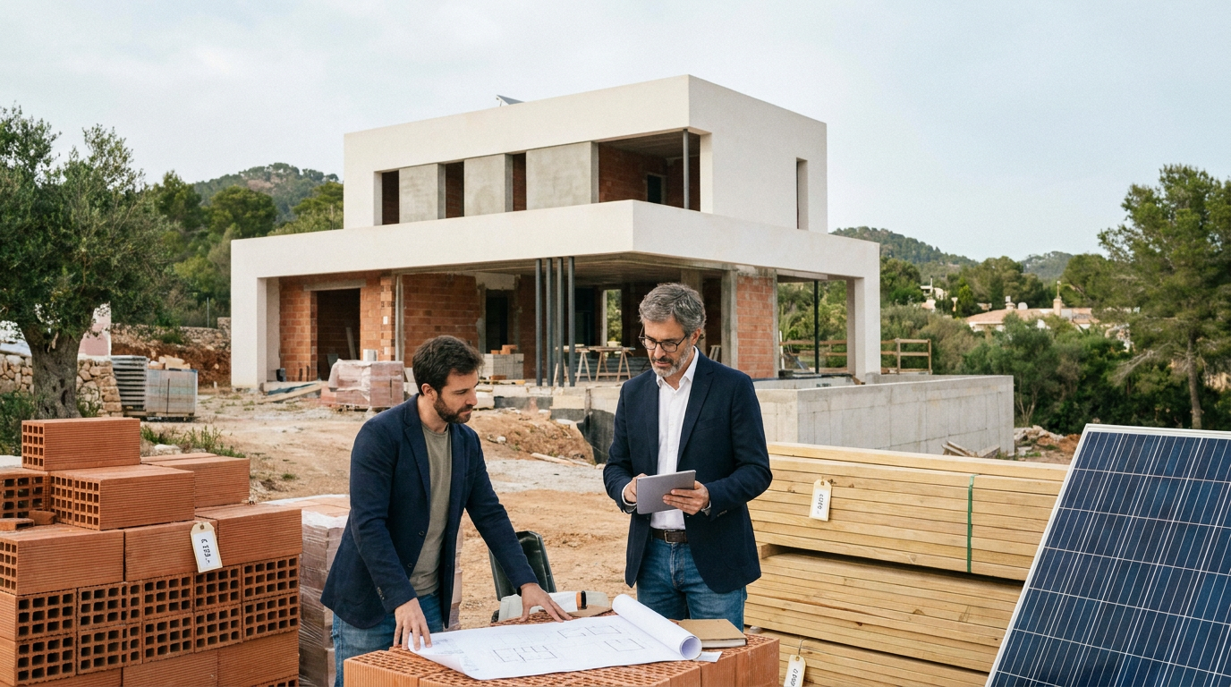 Imagen ilustrativa sobre precio de construcción de viviendas en españa