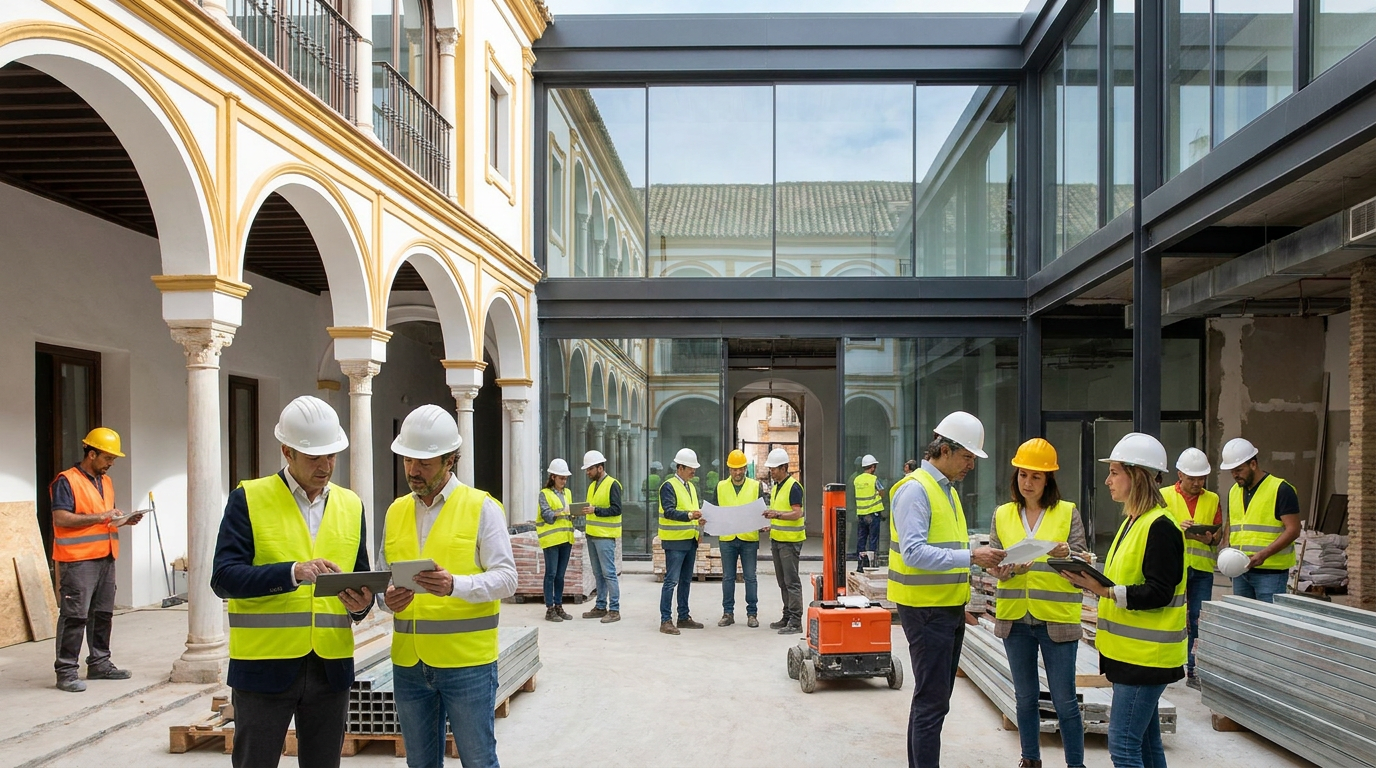 Imagen ilustrativa sobre servicios de obra para empresas en andalucía